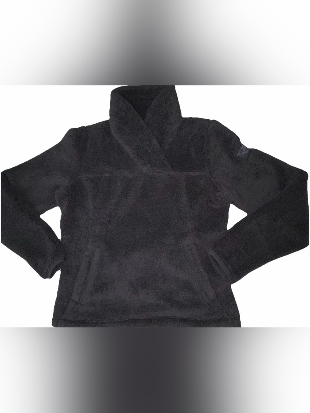 NWOT THE NORTH FACE SMALL CAMPSHIRE ASYMMETRICAL NECK PULLOVER AUTHENTIC BLACK